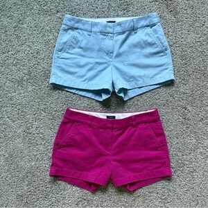 2 Pairs JCREW Shorts Size 4